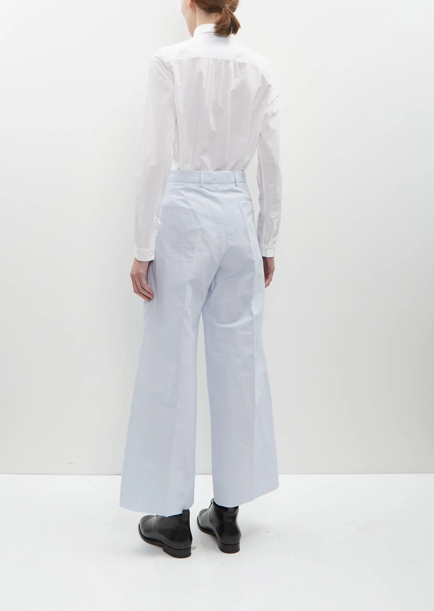 Katia Wide Cotton-Linen Pants